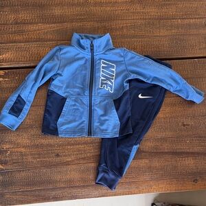Nike Light Blue and Dark Blue Tracksuit